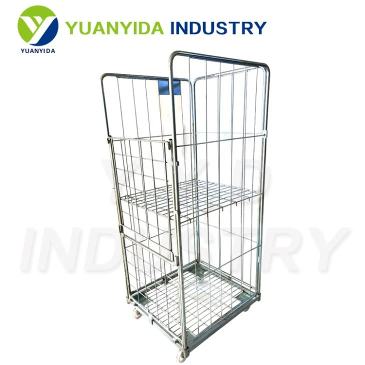 4 Sided Supermarket Roll Container